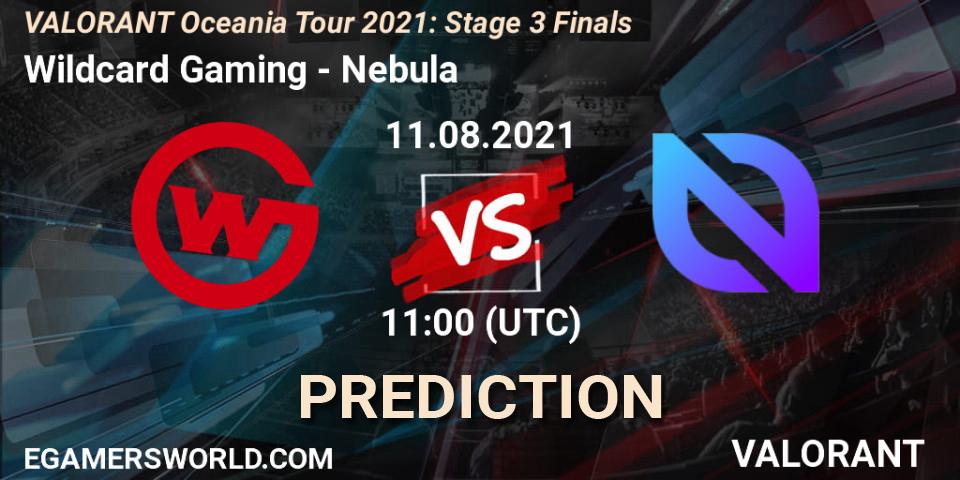 Wildcard Gaming - Nebula: прогноз. 11.08.2021 at 11:00, VALORANT, VALORANT Oceania Tour 2021: Stage 3 Finals