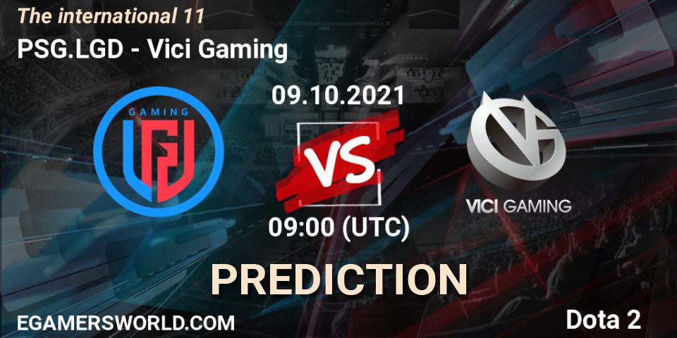 PSG.LGD - Vici Gaming: прогноз. 09.10.2021 at 09:00, Dota 2, The Internationa 2021