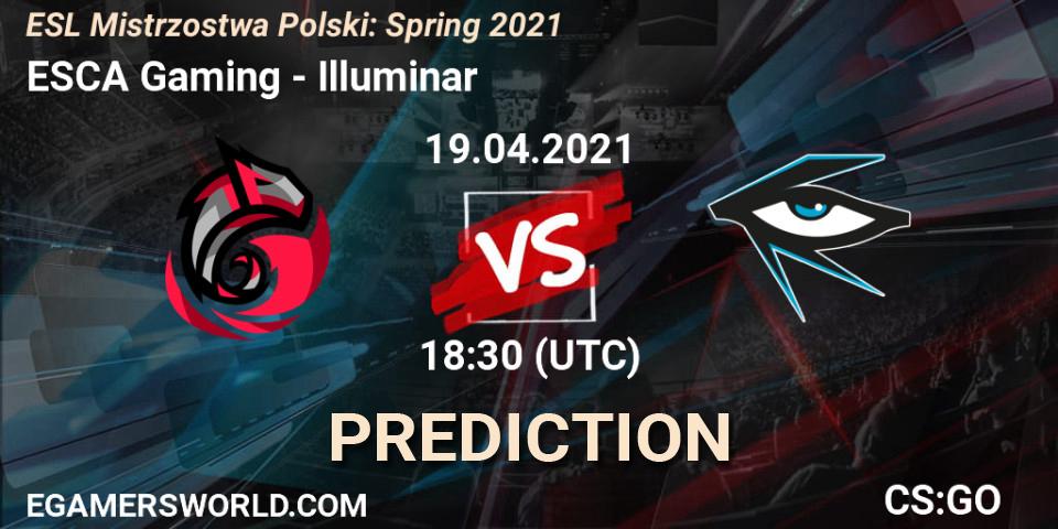 ESCA Gaming - Illuminar: прогноз. 27.04.2021 at 14:30, Counter-Strike (CS2), ESL Mistrzostwa Polski: Spring 2021
