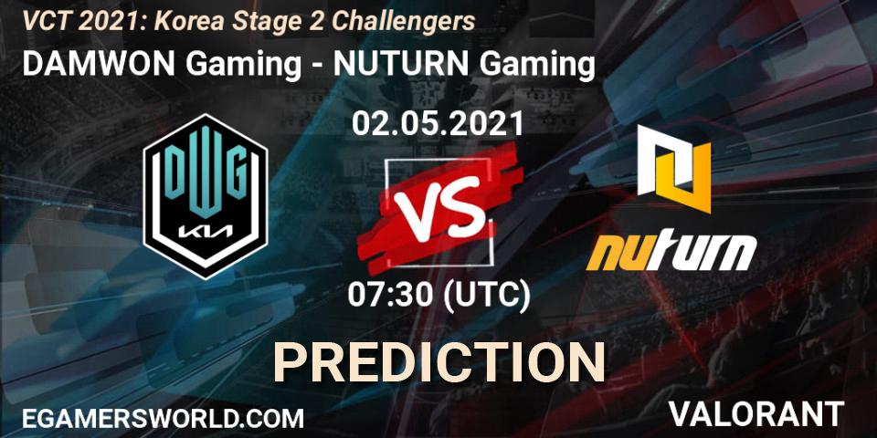 DAMWON Gaming - NUTURN Gaming: прогноз. 02.05.2021 at 07:30, VALORANT, VCT 2021: Korea Stage 2 Challengers