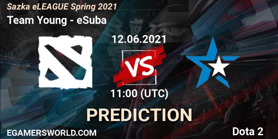 Team Young - eSuba: прогноз. 12.06.2021 at 10:38, Dota 2, Sazka eLEAGUE Spring 2021