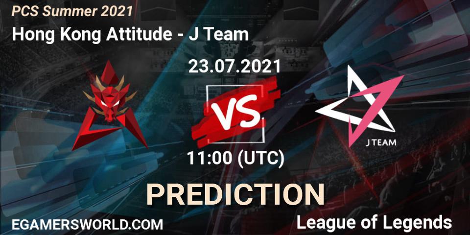 Hong Kong Attitude - J Team: прогноз. 23.07.21, LoL, PCS Summer 2021