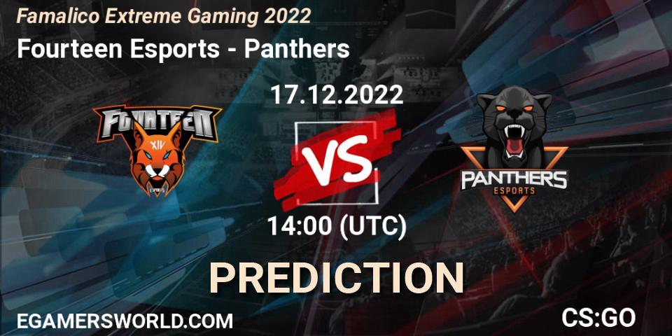 Fourteen Esports - Panthers: прогноз. 17.12.2022 at 14:00, Counter-Strike (CS2), Famalicão Extreme Gaming 2022