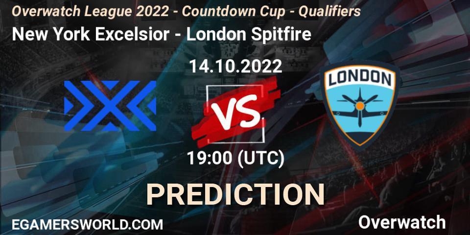 New York Excelsior - London Spitfire: прогноз. 14.10.22, Overwatch, Overwatch League 2022 - Countdown Cup - Qualifiers