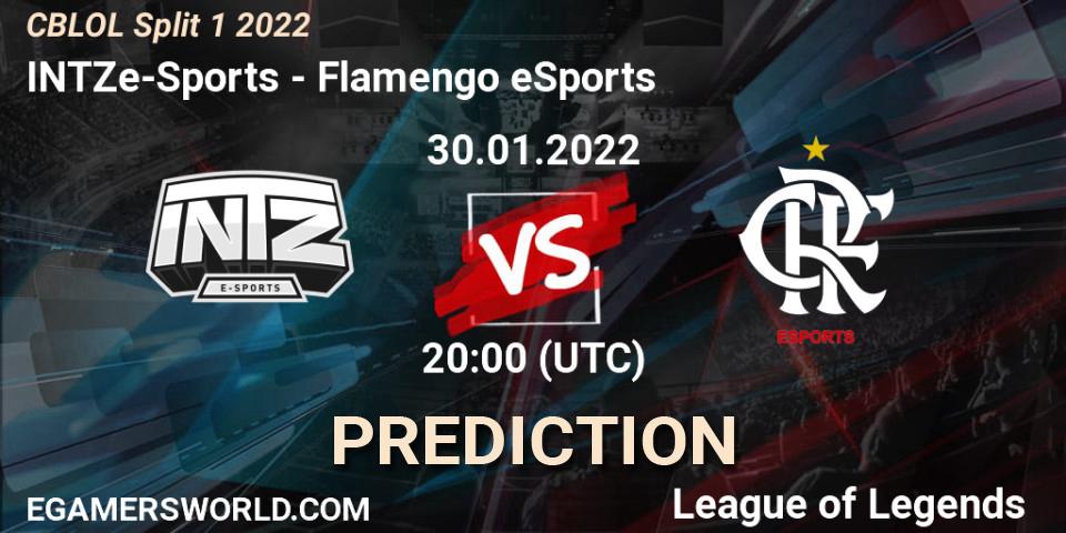 INTZ e-Sports - Flamengo eSports: прогноз. 30.01.2022 at 20:10, LoL, CBLOL Split 1 2022