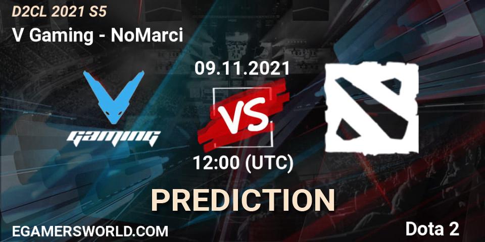 V Gaming - NoMarci: прогноз. 09.11.2021 at 12:28, Dota 2, Dota 2 Champions League 2021 Season 5