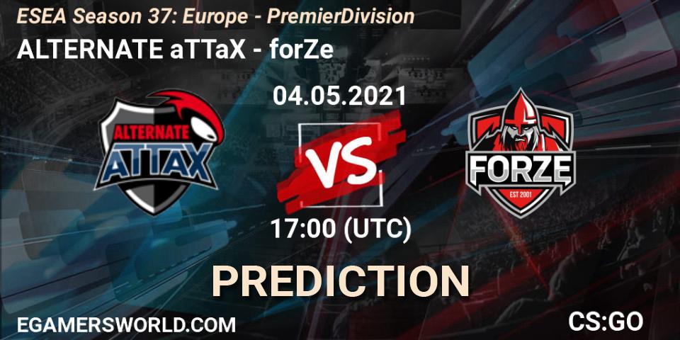 ALTERNATE aTTaX - forZe: прогноз. 16.06.2021 at 17:00, Counter-Strike (CS2), ESEA Season 37: Europe - Premier Division