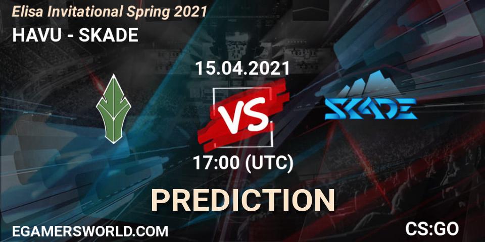 HAVU - SKADE: прогноз. 15.04.2021 at 17:00, Counter-Strike (CS2), Elisa Invitational Spring 2021