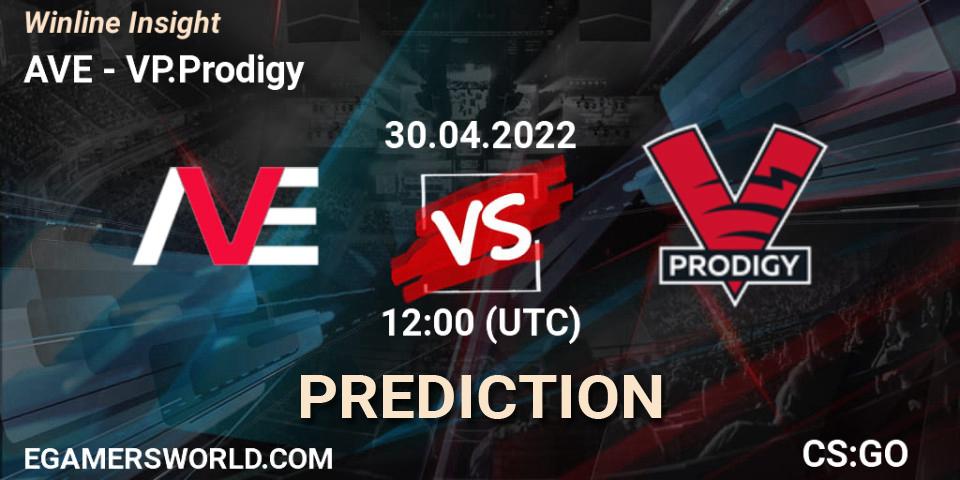 AVE - VP.Prodigy: прогноз. 30.04.2022 at 12:00, Counter-Strike (CS2), Winline Insight