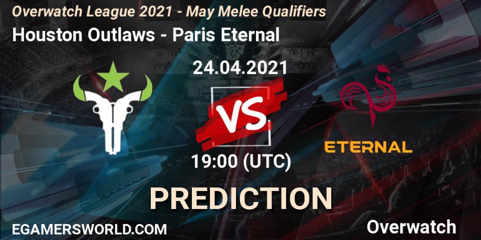 Houston Outlaws - Paris Eternal: прогноз. 24.04.21, Overwatch, Overwatch League 2021 - May Melee Qualifiers