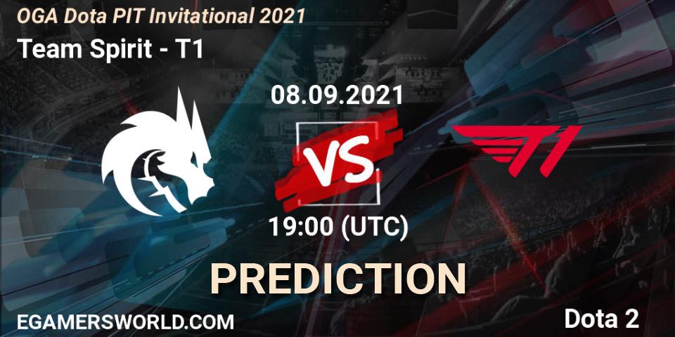 Team Spirit - T1: прогноз. 08.09.21, Dota 2, OGA Dota PIT Invitational 2021