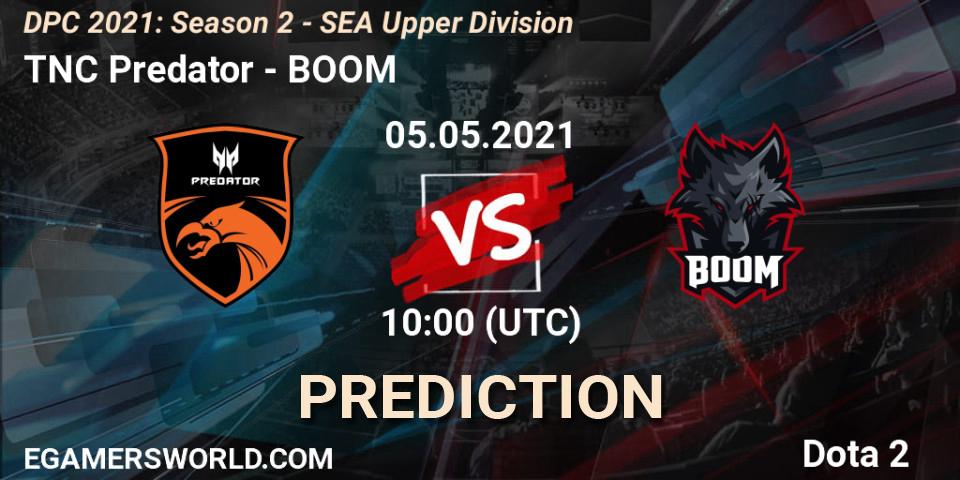 TNC Predator - BOOM: прогноз. 05.05.21, Dota 2, DPC 2021: Season 2 - SEA Upper Division