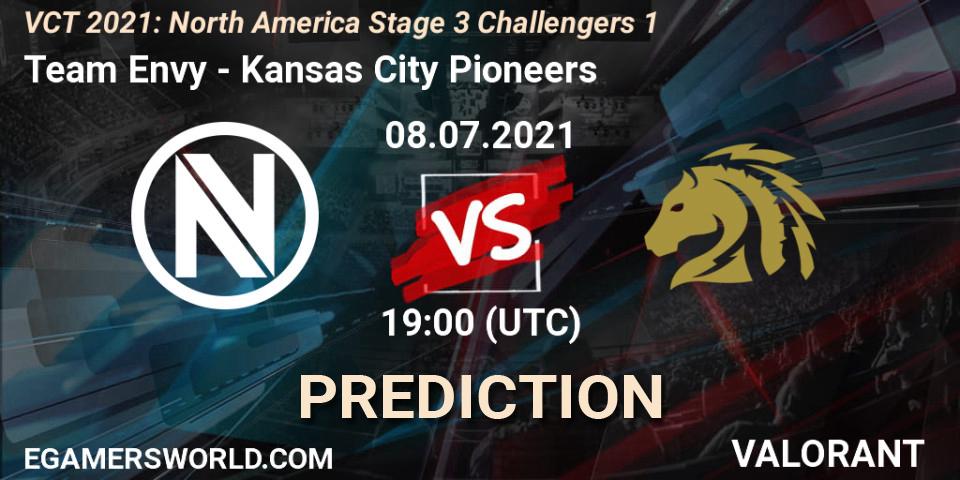 Team Envy - Kansas City Pioneers: прогноз. 08.07.2021 at 19:00, VALORANT, VCT 2021: North America Stage 3 Challengers 1