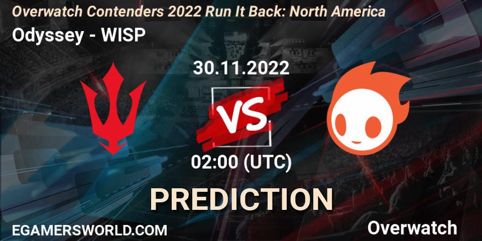 Odyssey - WISP: прогноз. 30.11.2022 at 02:00, Overwatch, Overwatch Contenders 2022 Run It Back: North America