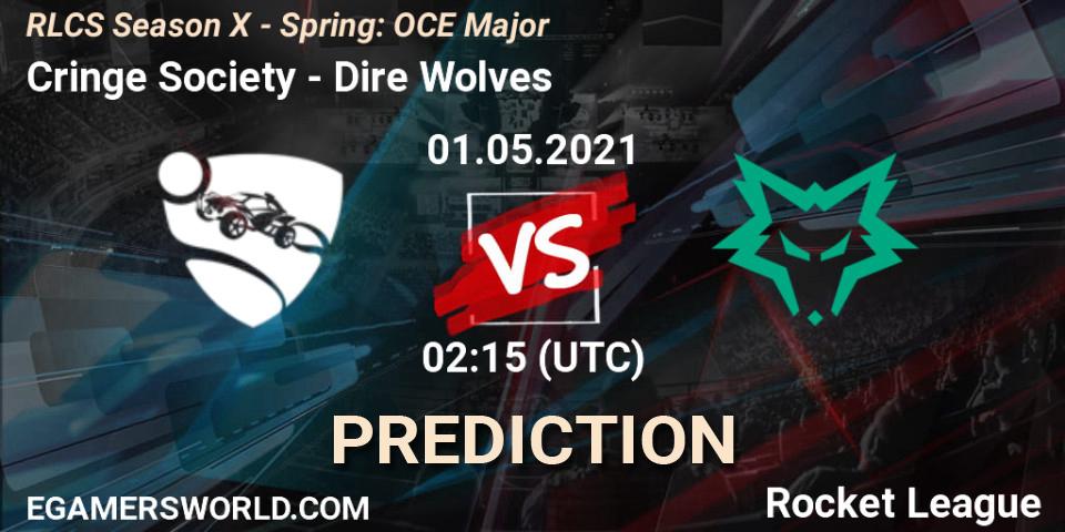 Cringe Society - Dire Wolves: прогноз. 01.05.2021 at 02:15, Rocket League, RLCS Season X - Spring: OCE Major