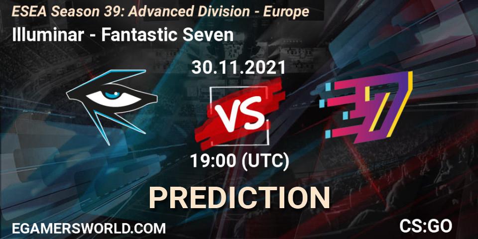 Illuminar - Fantastic Seven: прогноз. 30.11.2021 at 19:00, Counter-Strike (CS2), ESEA Season 39: Advanced Division - Europe