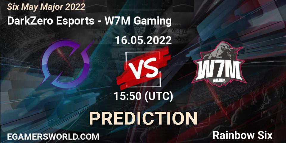 DarkZero Esports - W7M Gaming: прогноз. 16.05.2022 at 15:50, Rainbow Six, Six Charlotte Major 2022