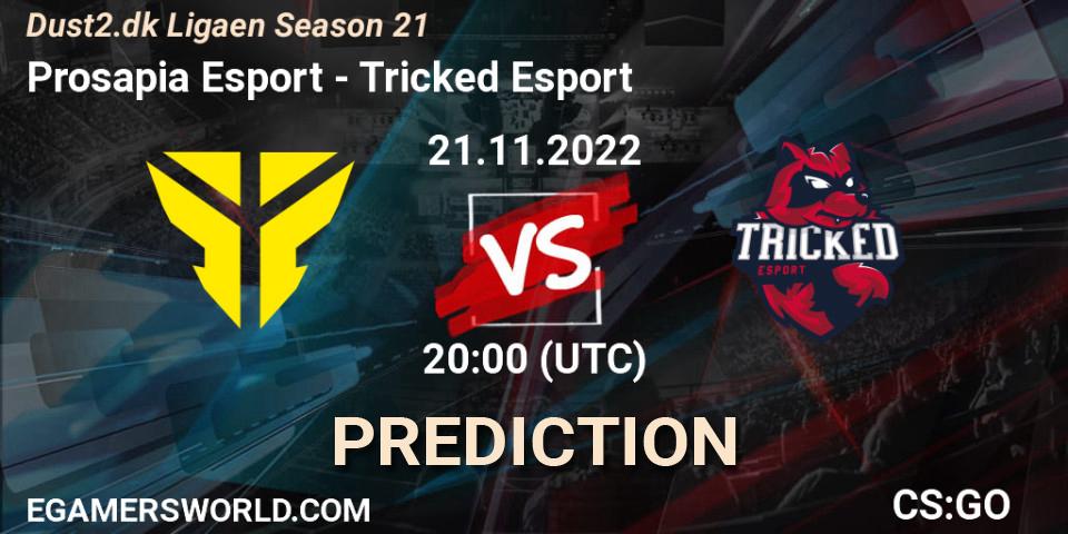 Prosapia Esport - Tricked Esport: прогноз. 21.11.22, CS2 (CS:GO), Dust2.dk Ligaen Season 21