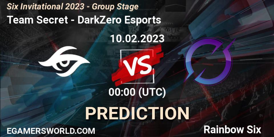 Team Secret - DarkZero Esports: прогноз. 10.02.2023 at 00:15, Rainbow Six, Six Invitational 2023 - Group Stage