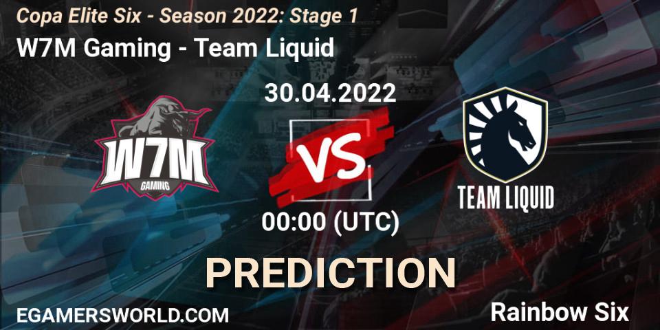 W7M Gaming - Team Liquid: прогноз. 29.04.2022 at 23:00, Rainbow Six, Copa Elite Six - Season 2022: Stage 1