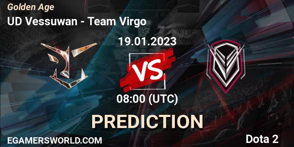 UD Vessuwan - Team Virgo: прогноз. 19.01.23, Dota 2, Golden Age