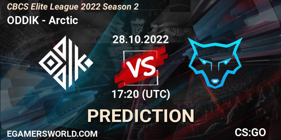ODDIK - Arctic: прогноз. 28.10.22, CS2 (CS:GO), CBCS Elite League 2022 Season 2