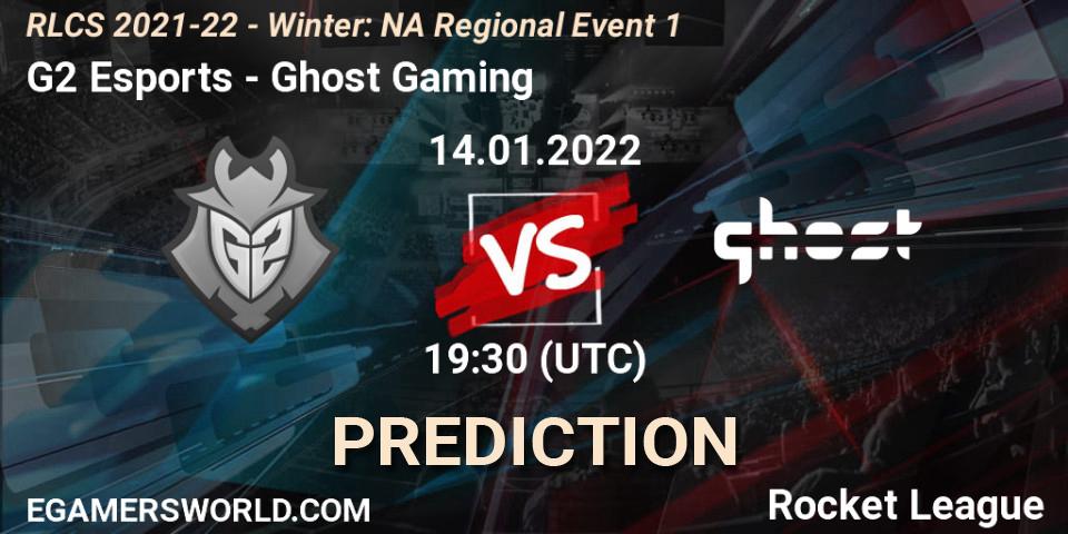 G2 Esports - Ghost Gaming: прогноз. 14.01.2022 at 19:30, Rocket League, RLCS 2021-22 - Winter: NA Regional Event 1