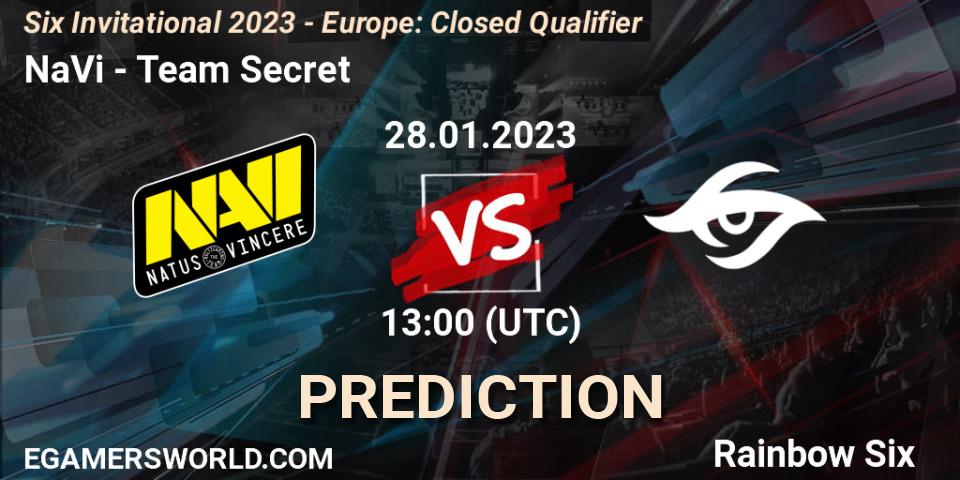 NaVi - Team Secret: прогноз. 28.01.23, Rainbow Six, Six Invitational 2023 - Europe: Closed Qualifier