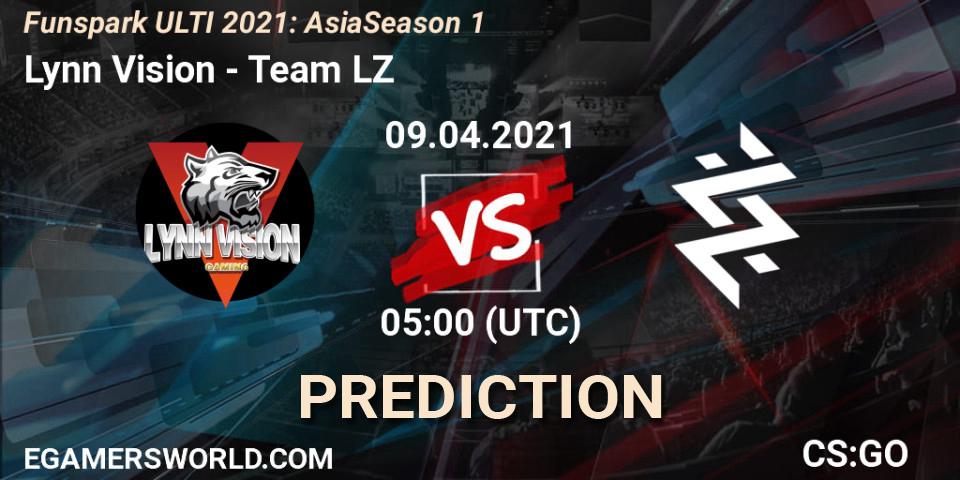 Lynn Vision - Team LZ: прогноз. 08.04.2021 at 09:00, Counter-Strike (CS2), Funspark ULTI 2021: Asia Season 1