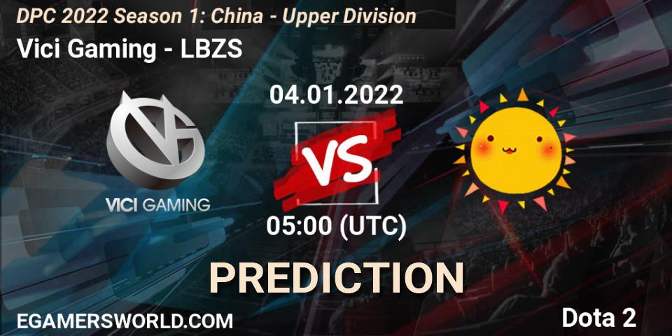 Vici Gaming - LBZS: прогноз. 04.01.2022 at 04:57, Dota 2, DPC 2022 Season 1: China - Upper Division