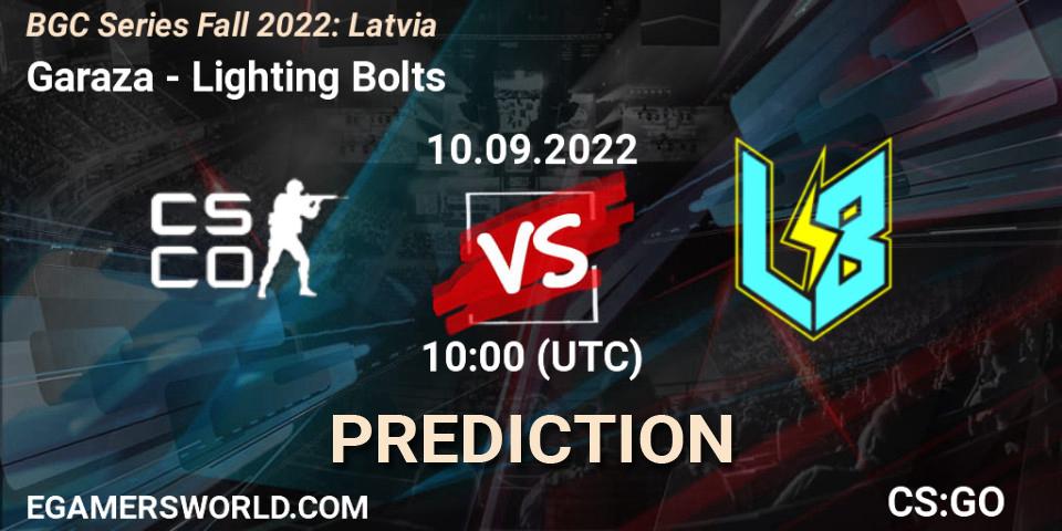 Garaza - Lighting Bolts: прогноз. 10.09.2022 at 10:00, Counter-Strike (CS2), BGC Series Fall 2022: Latvia
