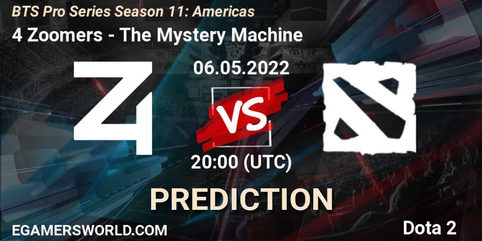 Nouns - The Mystery Machine: прогноз. 06.05.2022 at 20:00, Dota 2, BTS Pro Series Season 11: Americas