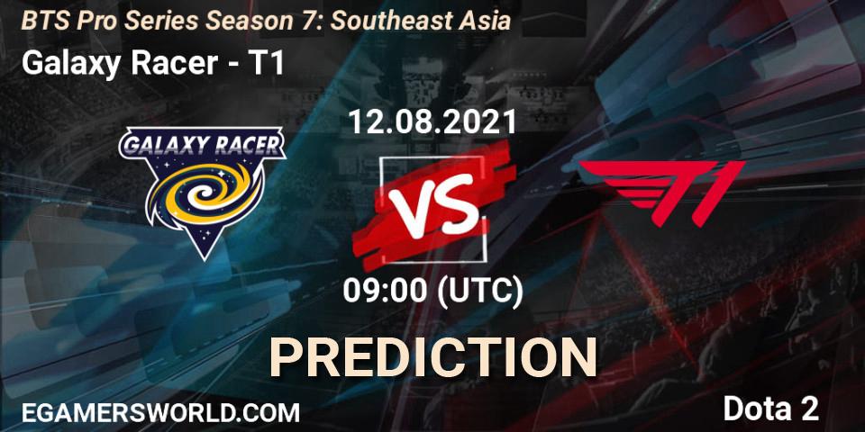 Galaxy Racer - T1: прогноз. 12.08.2021 at 09:23, Dota 2, BTS Pro Series Season 7: Southeast Asia