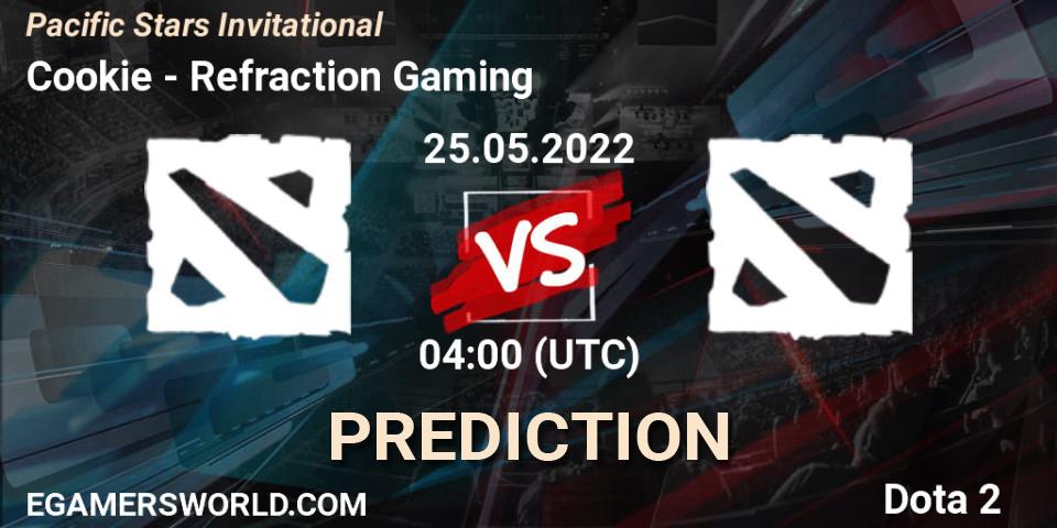 Cookie - Refraction Gaming: прогноз. 25.05.2022 at 04:09, Dota 2, Pacific Stars Invitational