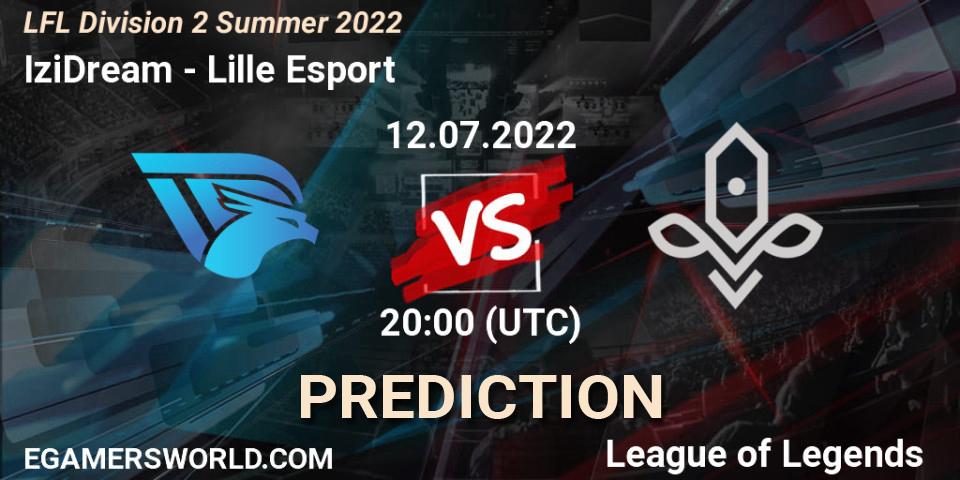 IziDream - Lille Esport: прогноз. 12.07.2022 at 20:00, LoL, LFL Division 2 Summer 2022