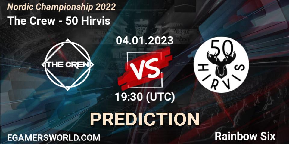 The Crew - 50 Hirvis: прогноз. 04.01.2023 at 19:30, Rainbow Six, Nordic Championship 2022