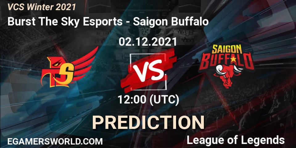 Burst The Sky Esports - Saigon Buffalo: прогноз. 02.12.2021 at 12:00, LoL, VCS Winter 2021
