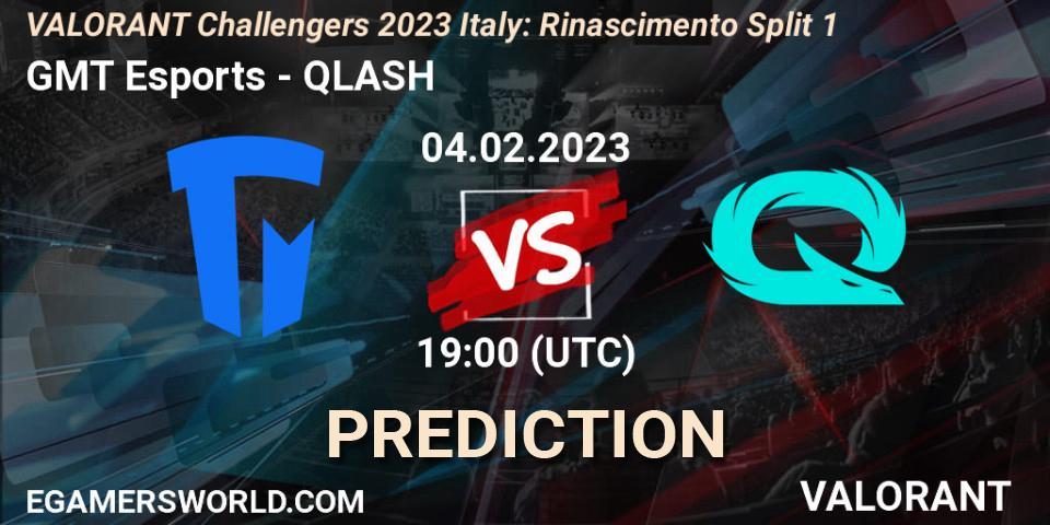 GMT Esports - QLASH: прогноз. 04.02.23, VALORANT, VALORANT Challengers 2023 Italy: Rinascimento Split 1