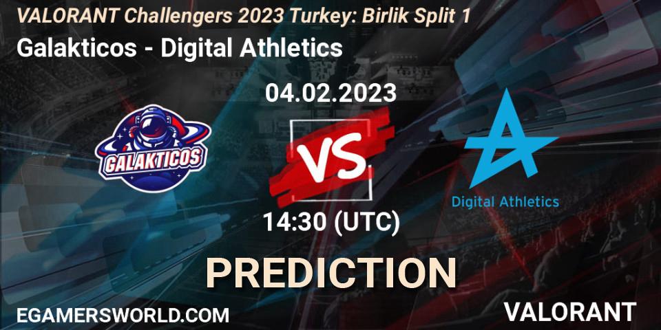 Galakticos - Digital Athletics: прогноз. 04.02.23, VALORANT, VALORANT Challengers 2023 Turkey: Birlik Split 1