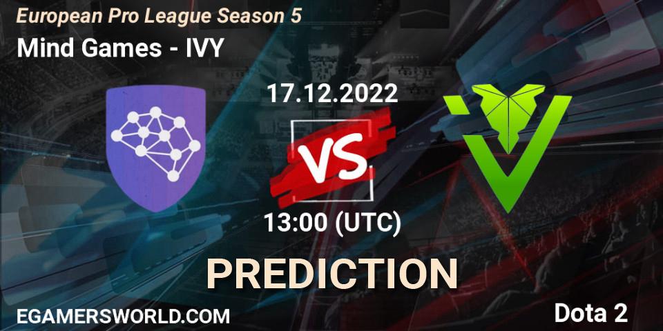 YNT - IVY: прогноз. 17.12.2022 at 13:06, Dota 2, European Pro League Season 5