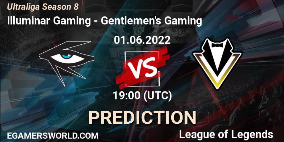 Illuminar Gaming - Gentlemen's Gaming: прогноз. 01.06.2022 at 19:30, LoL, Ultraliga Season 8