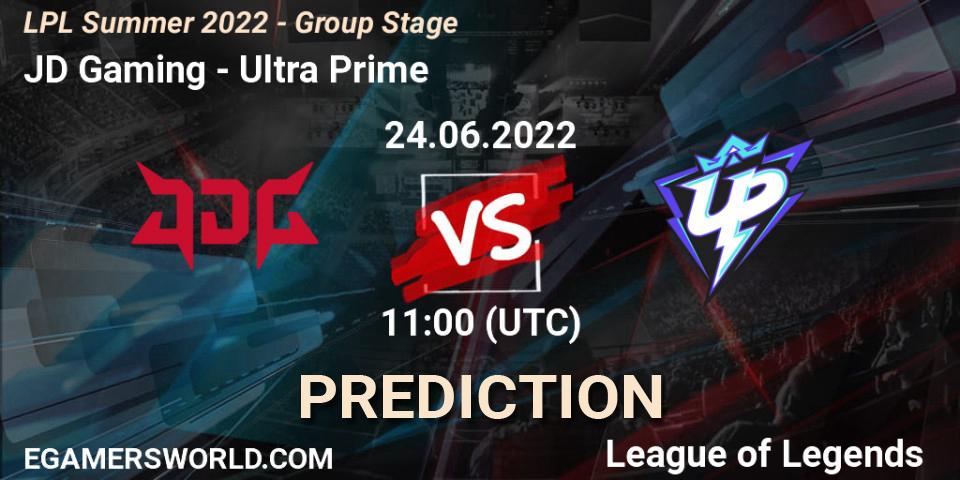 JD Gaming - Ultra Prime: прогноз. 24.06.2022 at 12:00, LoL, LPL Summer 2022 - Group Stage