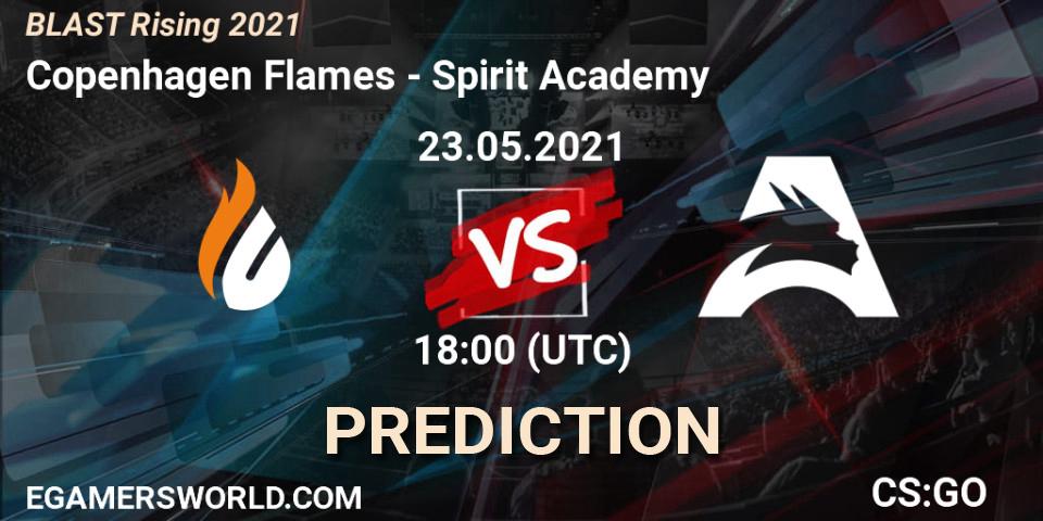 Copenhagen Flames - Spirit Academy: прогноз. 23.05.2021 at 18:00, Counter-Strike (CS2), BLAST Rising 2021