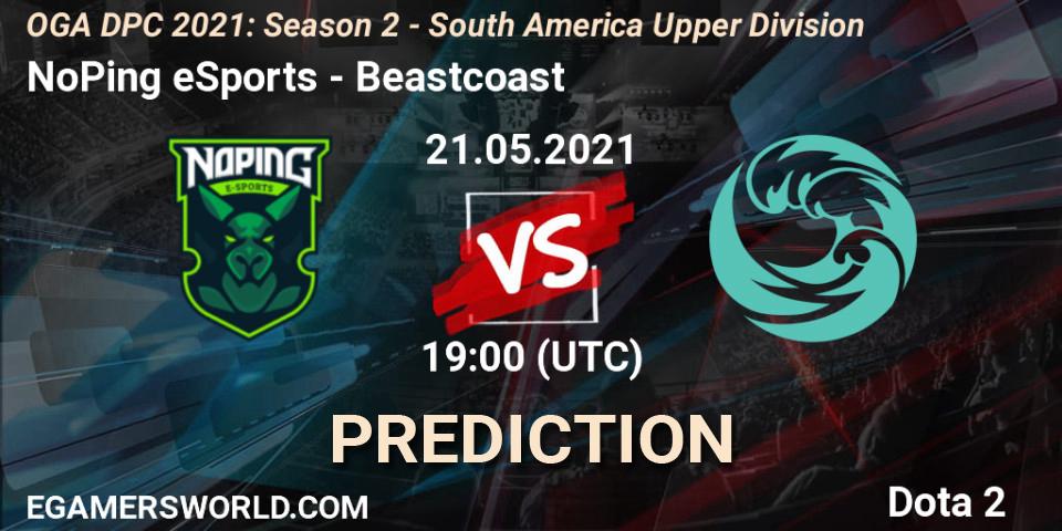 NoPing eSports - Beastcoast: прогноз. 21.05.2021 at 19:01, Dota 2, OGA DPC 2021: Season 2 - South America Upper Division
