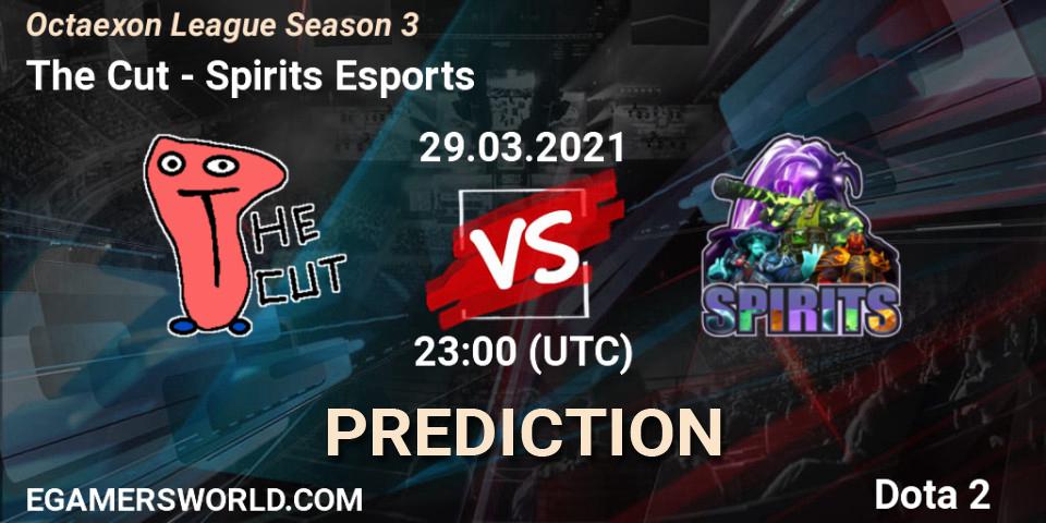 The Cut - Spirits Esports: прогноз. 29.03.2021 at 23:11, Dota 2, Octaexon League Season 3