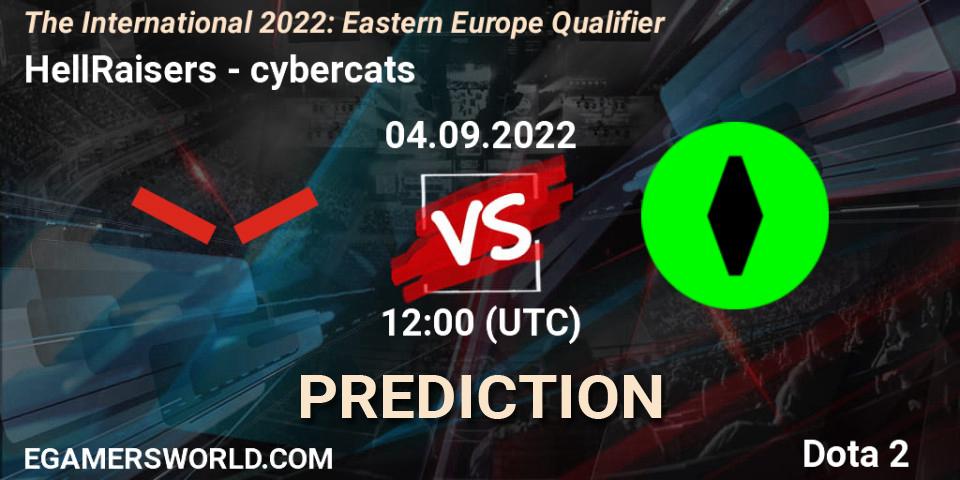 HellRaisers - cybercats: прогноз. 04.09.2022 at 10:37, Dota 2, The International 2022: Eastern Europe Qualifier