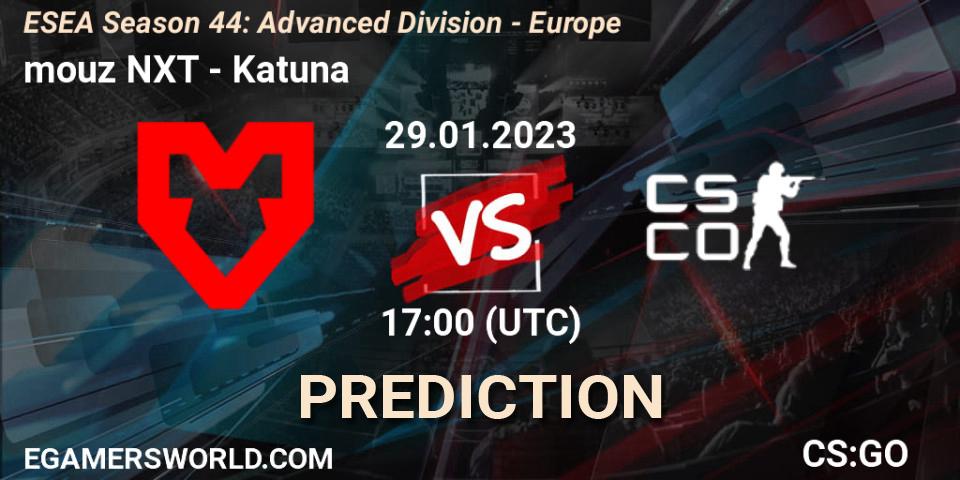 mouz NXT - Katuna: прогноз. 02.03.23, CS2 (CS:GO), ESEA Season 44: Advanced Division - Europe