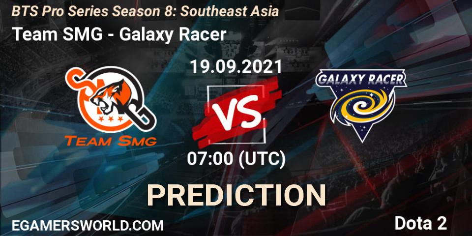 Team SMG - Galaxy Racer: прогноз. 19.09.2021 at 07:02, Dota 2, BTS Pro Series Season 8: Southeast Asia