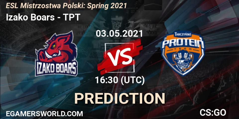 Izako Boars - TPT: прогноз. 03.05.2021 at 16:50, Counter-Strike (CS2), ESL Mistrzostwa Polski: Spring 2021
