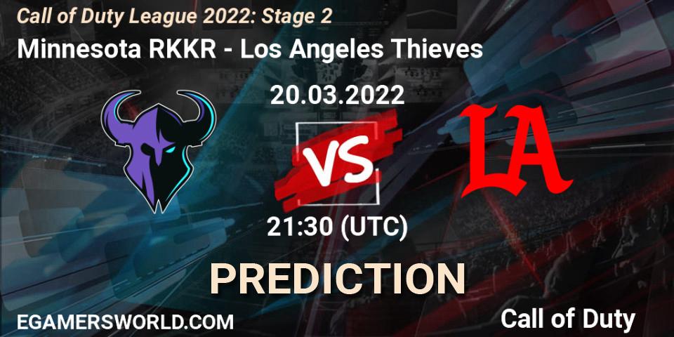 Minnesota RØKKR - Los Angeles Thieves: прогноз. 20.03.2022 at 20:30, Call of Duty, Call of Duty League 2022: Stage 2